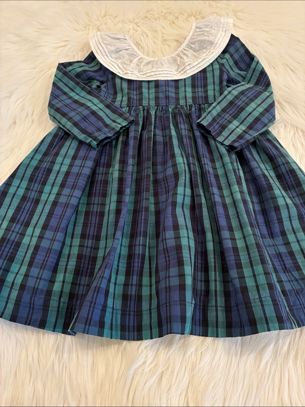 Pink Chicken Girls Tartan Plaid Dress